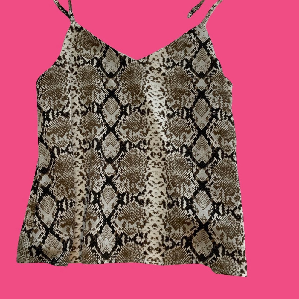 Banana republic #snakeprint tank top